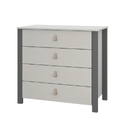 Comoda camera copii Maia cashmere-antracit 900